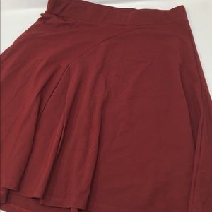 Anthropologie HD in Paris Maroon Skirt Medium